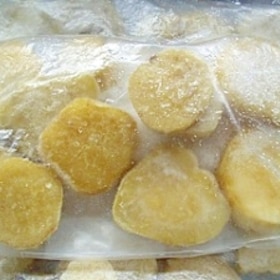 最も簡単なサツマイモの冷凍保存